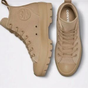 Converse Beige Ankle Booties